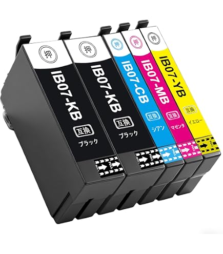Amazon.co.jp: IB07KB 【ブラック2本セット】 マウス 大容量 EPSON 用